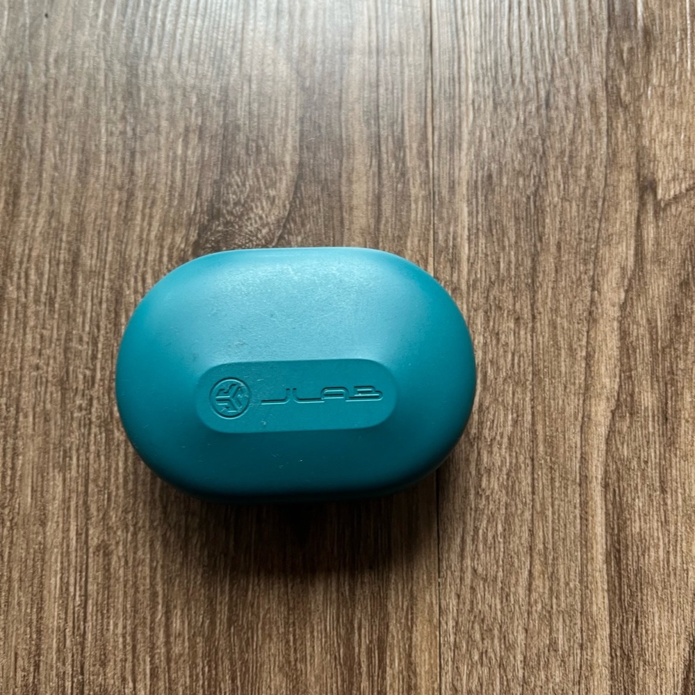 JLab GoSport Teal Wireless Earbuds with Charging Case - Picture 3 of 3